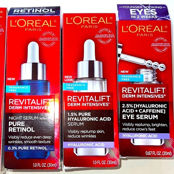 L'Oreal Skincare Loreal Derm Intensives Antiwrinkle Serum Night
